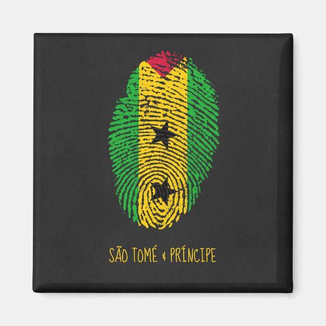 São Tomé und Príncipe Magnet (Framsidan)