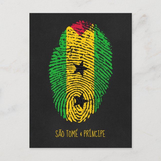 São Tomé und Príncipe Vykort (Framsida)