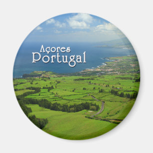 SaoMiguel grönt landskap Magnet