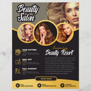 SAON FLYER DESIGN BÄSTA SALONG FLYER
