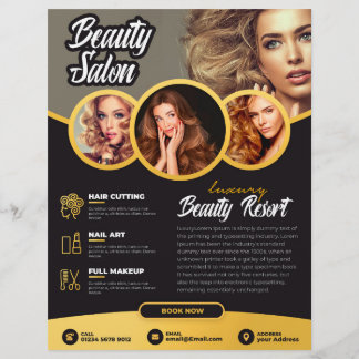 SAON FLYER DESIGN | BÄSTA SALONG FLYER