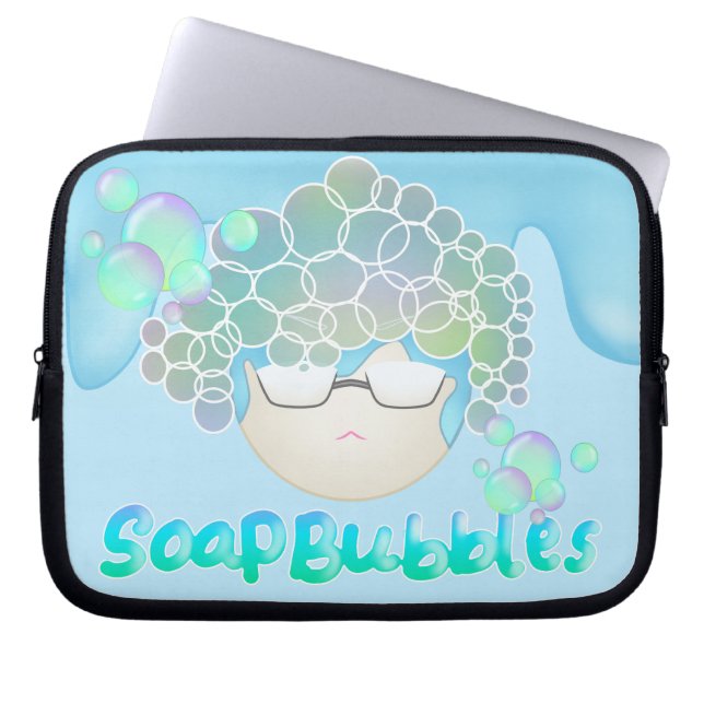 Saop Bubbles Laptop Fodral (Framsidan)