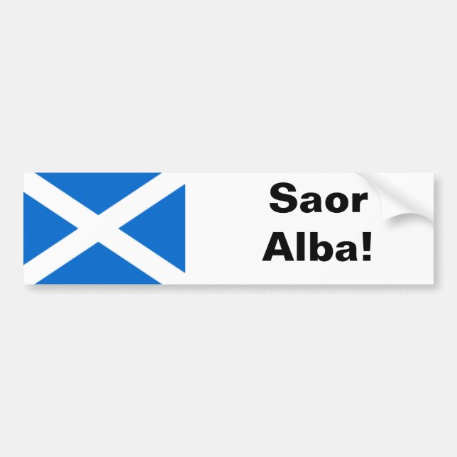 Saor Alba bildekal (Framsidan)