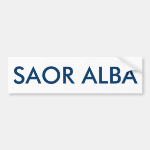Saor Alba Gaelic Skottland Fri Klistermärke