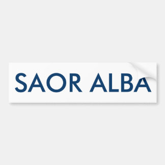 Saor Alba Gaelic Skottland Fri Klistermärke