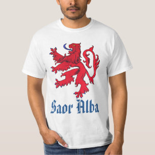 Saor för skotsk självständighet Alba rött lejo T-shirt