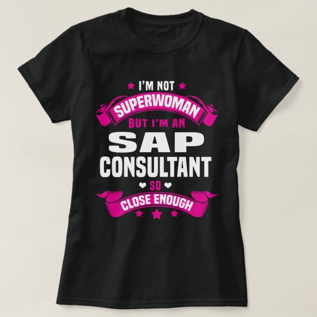 SAP Consultant T Shirt (Design framsida)