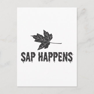 Sap Happens Vykort