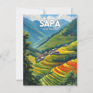 Sapa Vietnam Resevykort Vykort