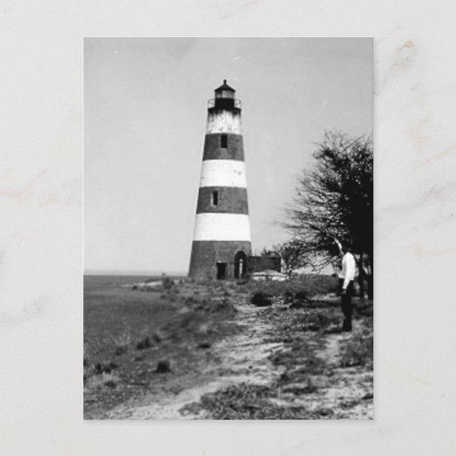 Sapelo Island fyr Vykort (Framsida)