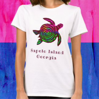 Sapelo Island GA Sea Turtle T Shirt