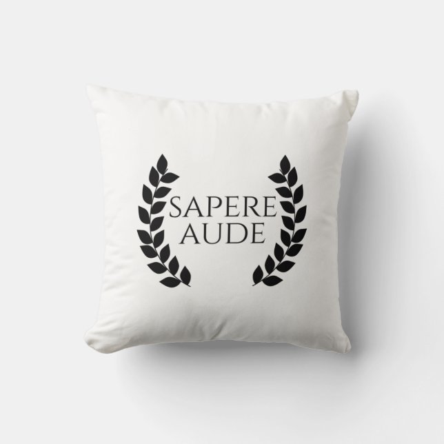 Sapere Aude Kudde (Framsida)