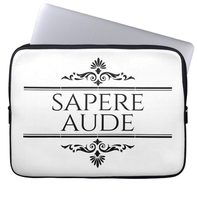 Sapere Aude Laptop Fodral (Framsidan)