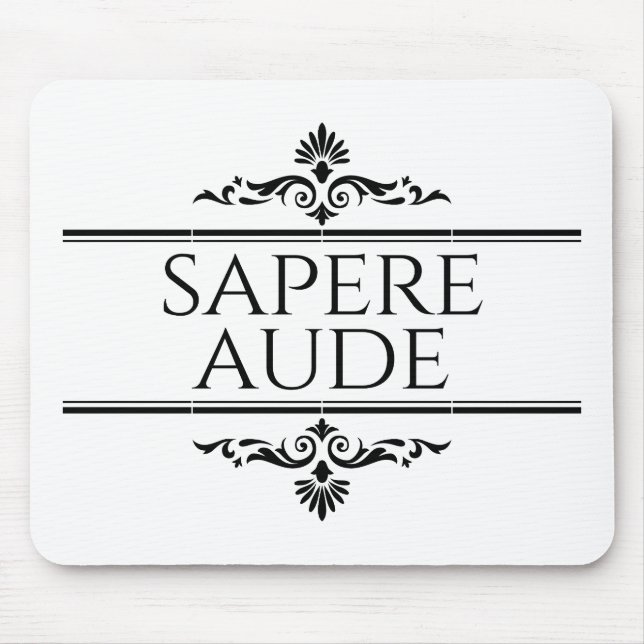 Sapere Aude Musmatta (Framsidan)