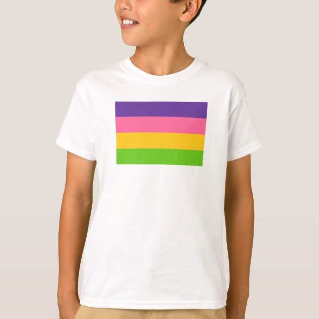 Sapfisk stolthetsflagga t shirt (Framsida)