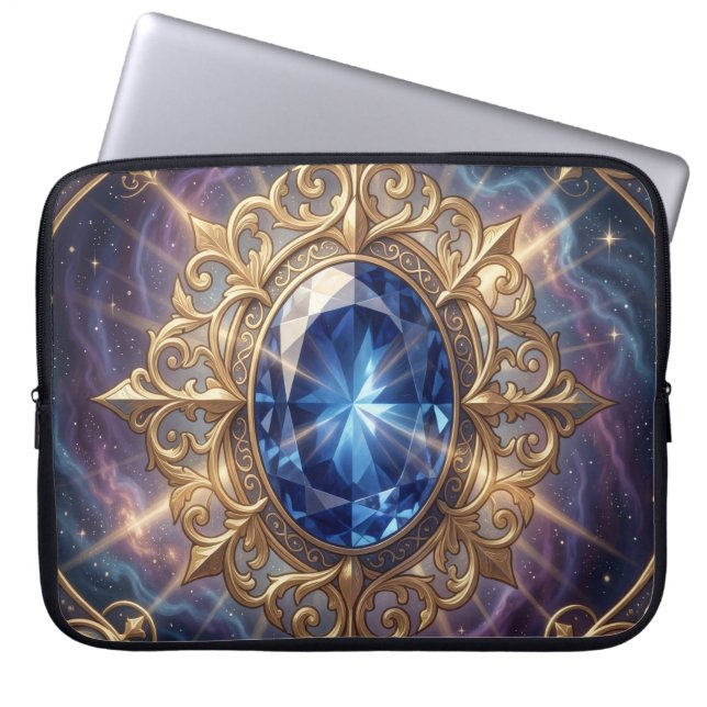 Saphir – Der Stein der Wahrheit und Weisheit´6 Laptop Fodral (Framsidan)