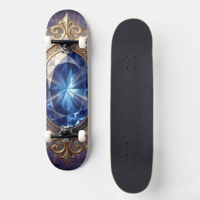 Saphir – Der Stein der Wahrheit und Weisheit´6 Mini Skateboard Bräda 18,5 Cm (Framsida)