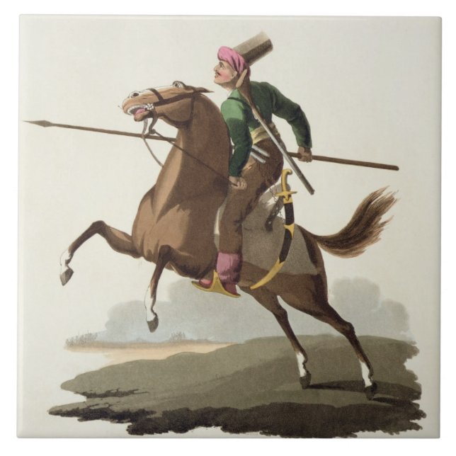 Saphir från "dräkter av de olika nationerna, Vo Kakelplatta (Framsidan)