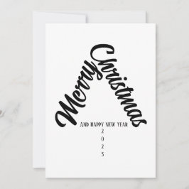 sapin de noël avec des mots julkort