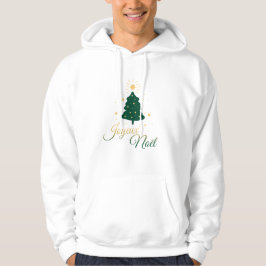 Sapin de Noël doré et vert : style festif Hoodie