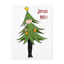 Sapinette/Little Julgran vycard