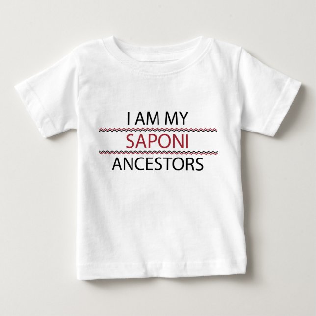 Saponi Ancestors Baby T-shirts (Framsida)