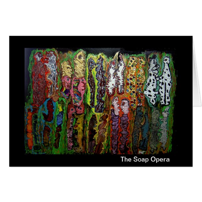 Såpoperan Hälsningskort (Framsidan Horizontal)