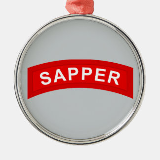 SAPPERflik Julgransprydnad Metall