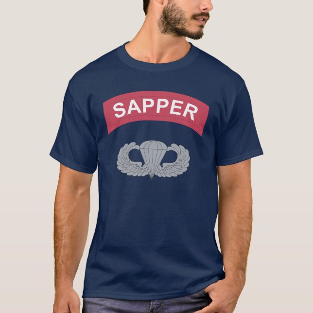 SapperParachutistT-tröja (v1) T-shirt (Framsida)