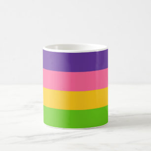 Sapphic Flagga (Lesbisk Kärlek) (HBT) Kaffemugg