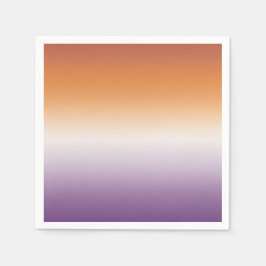 Sapphic Party Subtle Lesbisk Flagga Pappersservett