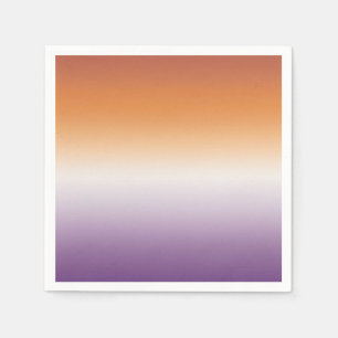 Sapphic Party Subtle Lesbisk Flagga Pappersservett