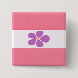 Sapphic Pride Flagga - Färgrik Sapphic Flagga Knapp