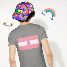 Sapphic Pride Flagga - Färgrik Sapphic Flagga T Shirt