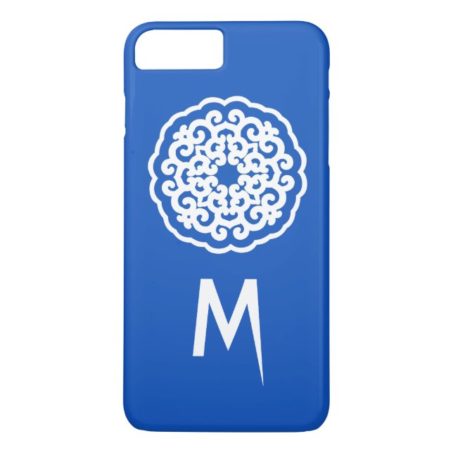 Sapphire Asian Moods Mandalla Case-Mate iPhone Skal (Baksida)