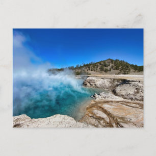 Sapphire Bassäng Yellowstone National Park-vykort Vykort
