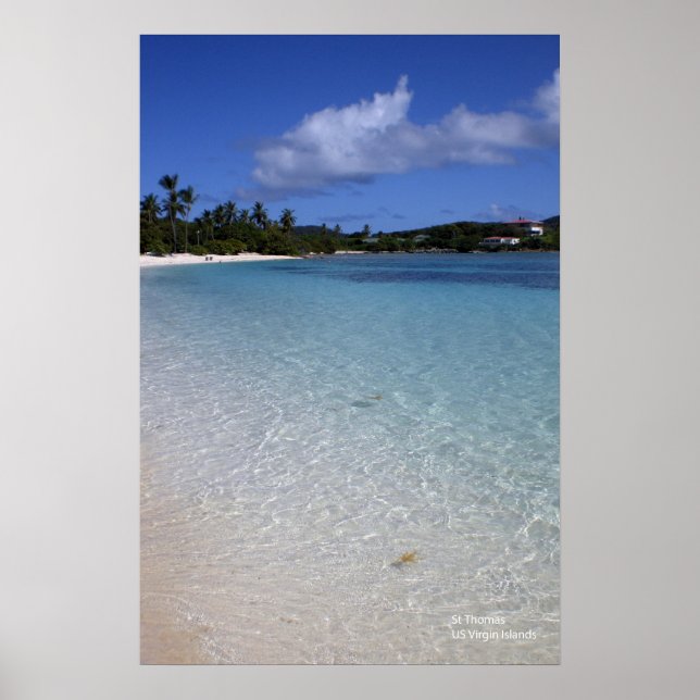 Sapphire Beach, St. Thomas Poster (Framsidan)