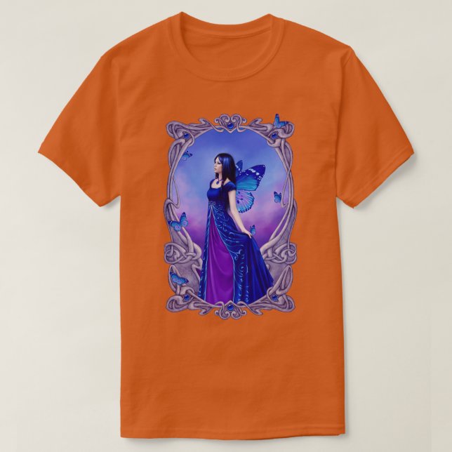 Sapphire Birthstone Fairy T Shirt (Design framsida)