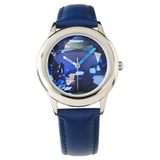 Sapphire Blue Armbandsur (Framsida)