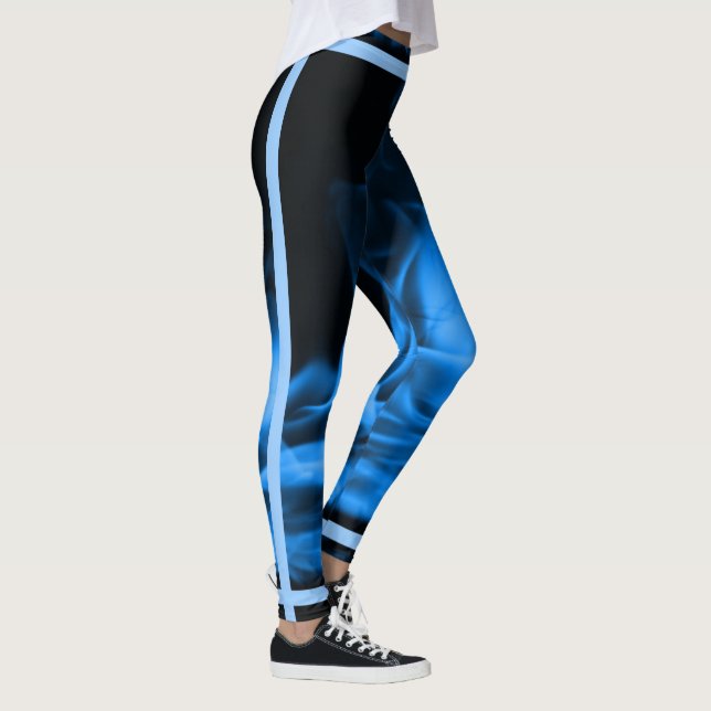 Sapphire Blue Flame Leggings (Höger)