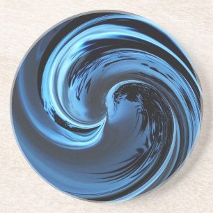 Sapphire Blue Island Wave Underlägg