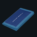 Sapphire Blue Minimalist Plac Legible Modern<br><div class="desc">Representera dig med den här moderna eleganten. Den här mallen kan anpassas för att uppfylla alla professioneller.</div>