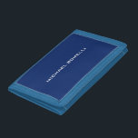 Sapphire Blue Minimalist Plac Legible Modern<br><div class="desc">Representera dig med den här moderna eleganten. Den här mallen kan anpassas för att uppfylla alla professioneller.</div>