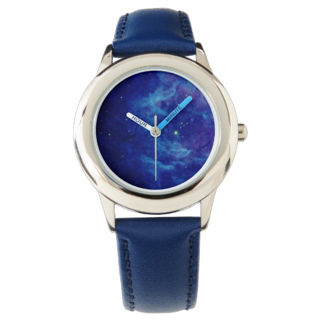 Sapphire Blue Nebula Watches Armbandsur (Framsida)