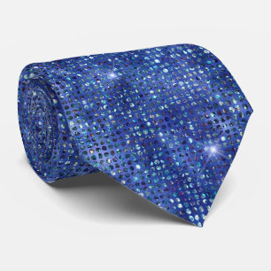 Sapphire Blue och Silver Sparkles Slips