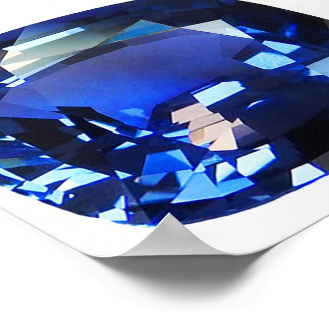 Sapphire Blue Poster (Hörn)