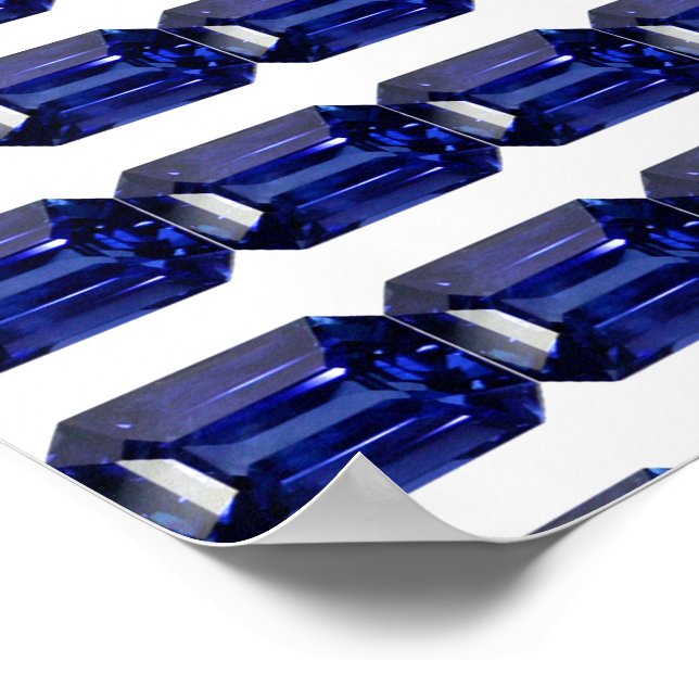 Sapphire Blue Poster (Hörn)