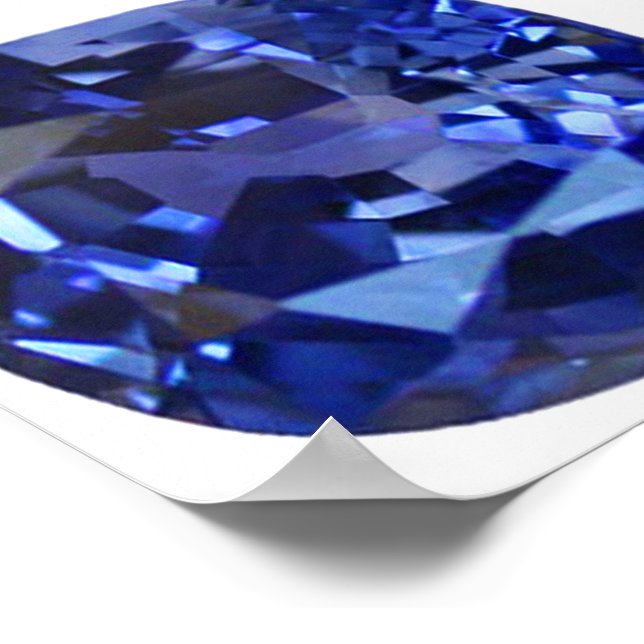 Sapphire Blue Poster (Hörn)