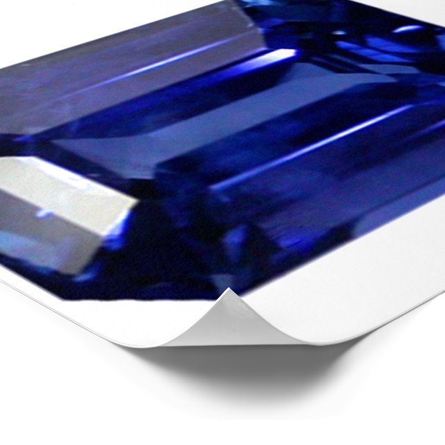 Sapphire Blue Poster (Hörn)