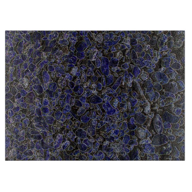 Sapphire Blue Stones med glöd (Framsidan)